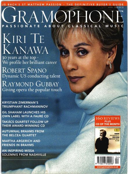 Gramophone – April 2004