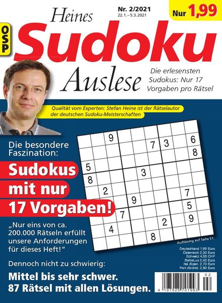Heines Sudoku Auslese – Nr.2 2021