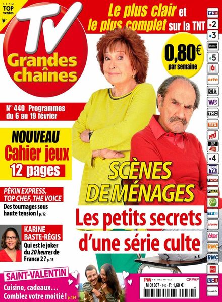 TV Grandes chaines – 6 Fevrier 2021