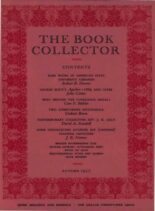 The Book Collector – Autumn 1957