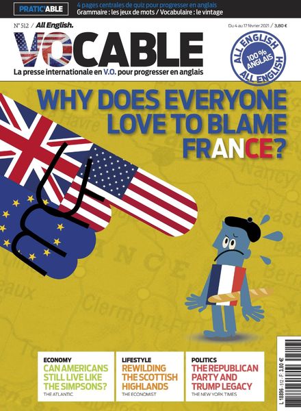 Vocable All English – 4 Fevrier 2021