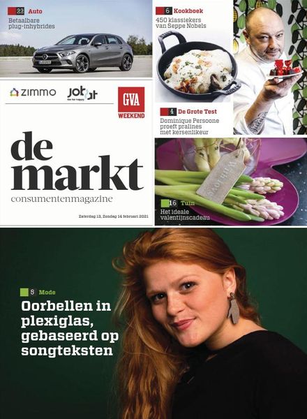 Gazet van Antwerpen De Markt – 13 februari 2021