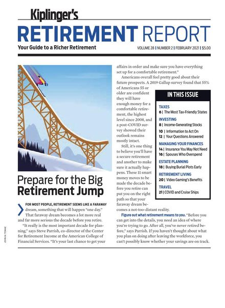 Kiplinger’s Retirement Report – February 2021