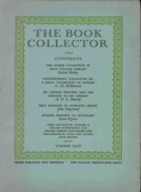 The Book Collector – Summer, 1956