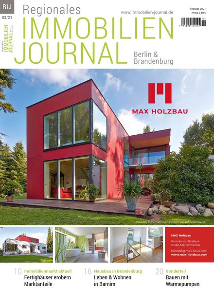 Regionales Immobilien Journal Berlin & Brandenburg – Februar 2021