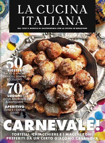 La Cucina Italiana – Febbraio 2021