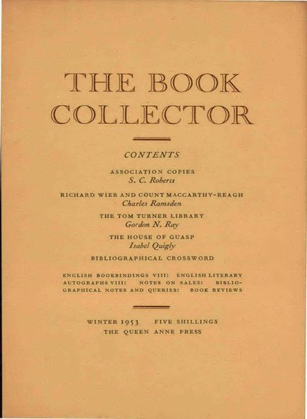 The Book Collector – Winter 1953