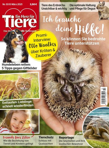 Ein Herz fur Tiere – Marz 2021