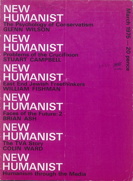 New Humanist – March 1975