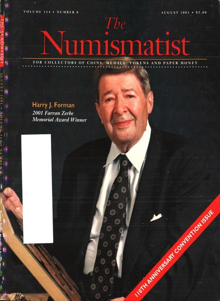 The Numismatist – August 2001