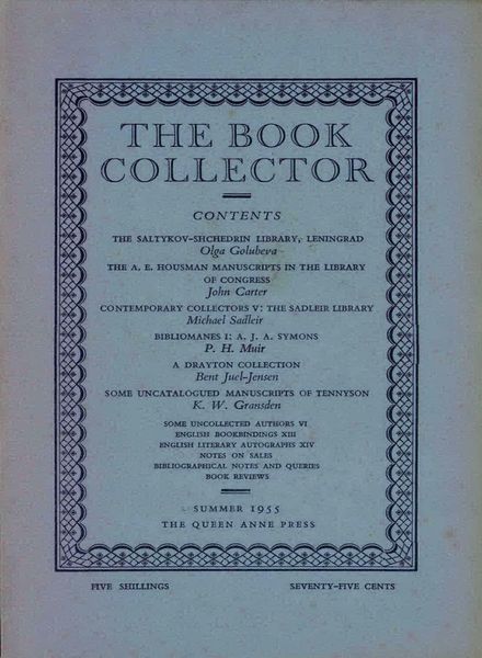 The Book Collector – Summer 1955