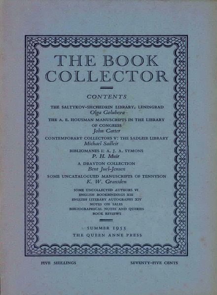 The Book Collector – Summer 1955