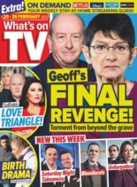 What’s on TV – 20 February 2021