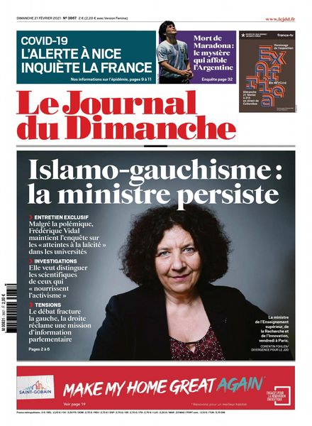 Le Journal du Dimanche – 21 fevrier 2021