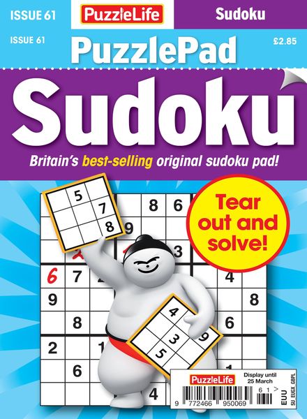 PuzzleLife PuzzlePad Sudoku – 25 February 2021
