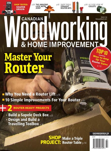 Canadian Woodworking & Home Improvement – February March 2021