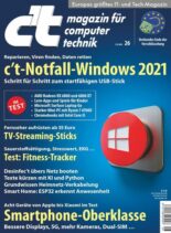 c’t Magazin fur Computertechnik – 05 Dezember 2020