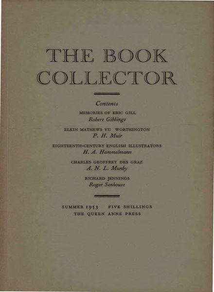 The Book Collector – Summer 1953