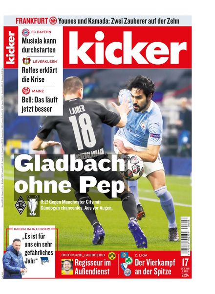 Kicker – 25 Februar 2021