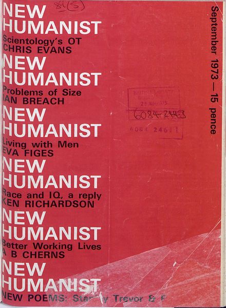 New Humanist – September 1973