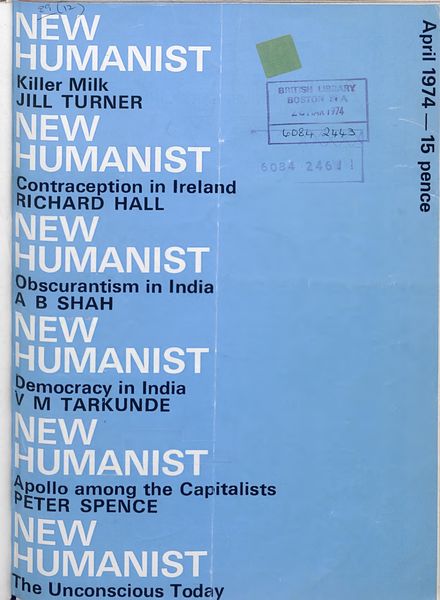 New Humanist – April 1974