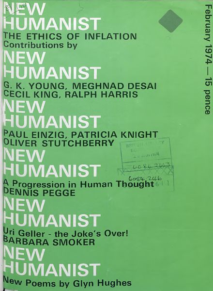 New Humanist – February 1974