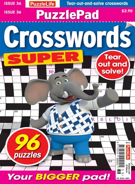 PuzzleLife PuzzlePad Crosswords Super – 25 February 2021