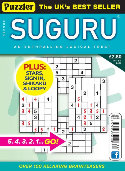 Puzzler Suguru – February 2021