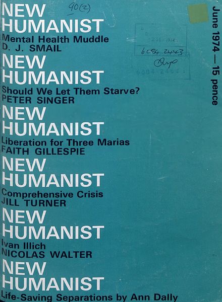 New Humanist – June 1974