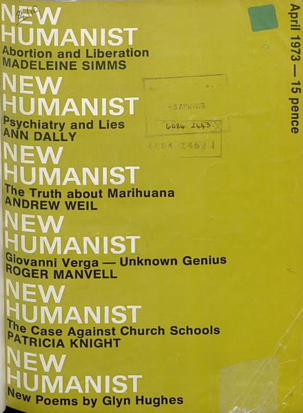 New Humanist – April 1973