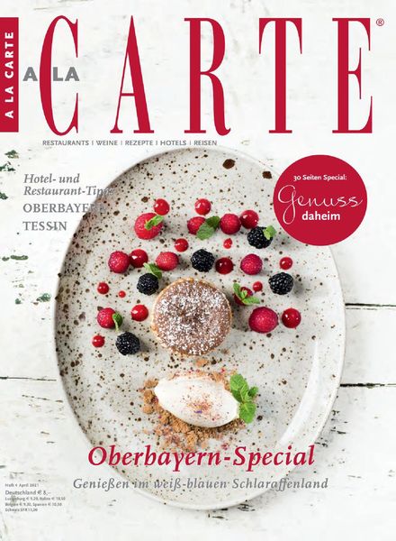 A la Carte – April 2021