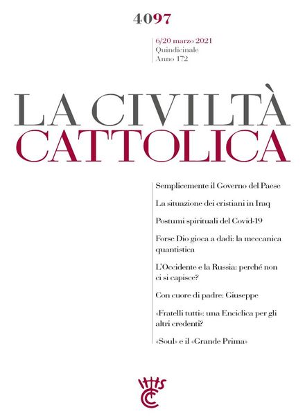 La Civilta Cattolica – 6 Marzo 2021