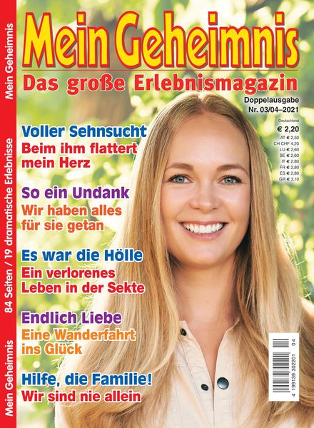 Mein Geheimnis – 10 Marz 2021