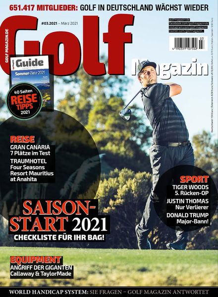 Golf Magazin – Marz 2021