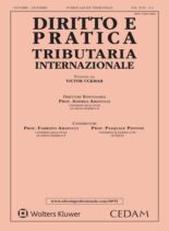 Diritto e pratica tributaria internazionale – Aprile 2020