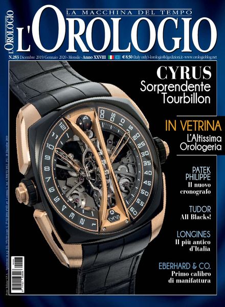 l’Orologio – Dicembre 2019 – Gennaio 2020