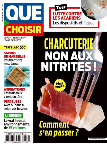 Que Choisir – Avril 2021