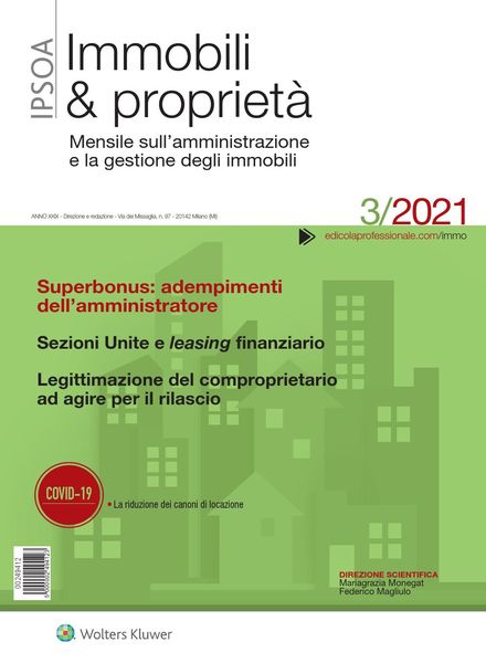 Immobili & proprieta – Marzo 2021