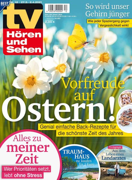 TV Horen und Sehen – 19 Marz 2021