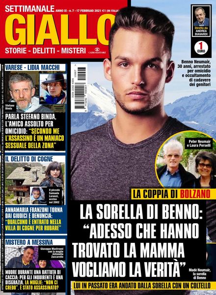 Giallo – 17 Febbraio 2021