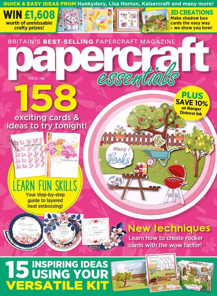Papercraft Essentials – Issue 188 – June 2020