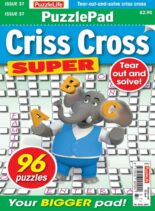 PuzzleLife PuzzlePad Criss Cross Super – 25 March 2021
