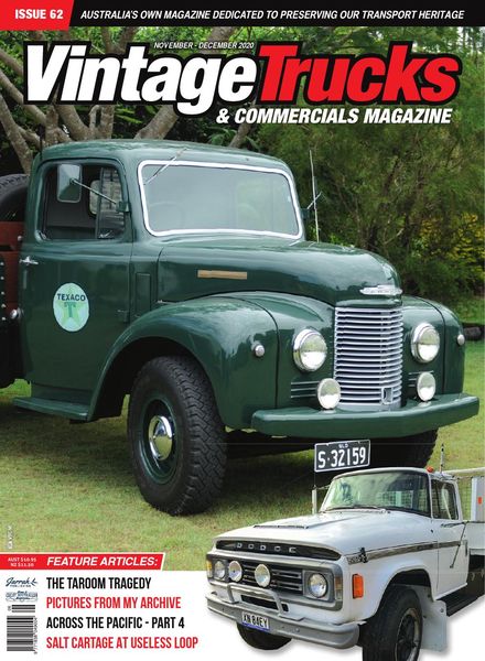 Vintage Trucks & Commercials – November-December 2020