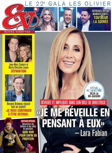 echos Vedettes – 27 mars 2021