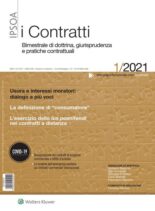 I Contratti – Gennaio 2021