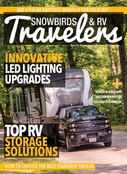 Snowbirds & RV Travelers – December 2020 – January 2021