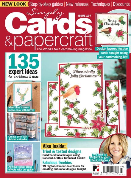 Simply Cards & Papercraft – Issue 197 – October 2019