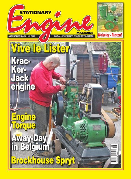 Stationary Engine – Issue 473 – August 2013