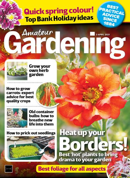 Amateur Gardening – 03 April 2021