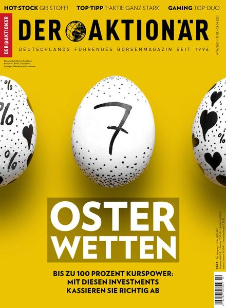 Der Aktionar – 30 Marz 2021